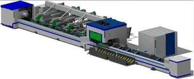 Producător de tăietoare automate cu laser CNC, rotund, Ss Cs, mașină de tăiat tuburi cu fibre cu laser