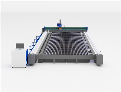 Line Rail Mașină de tăiat cu laser din tablă de metal de format mare